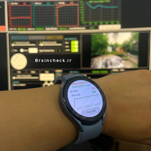 اندازه گیری HRV با نرم افزار BioVR