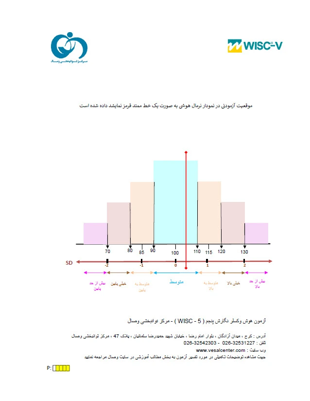  تست هوش وکسلر 5 یا wisc5